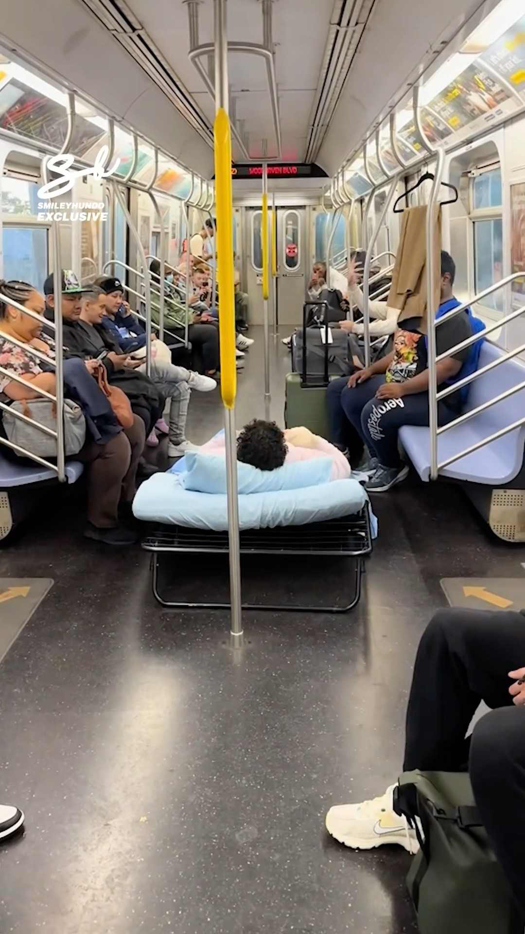 Just five more stops… I mean minutes ? #subway #funny #pranks