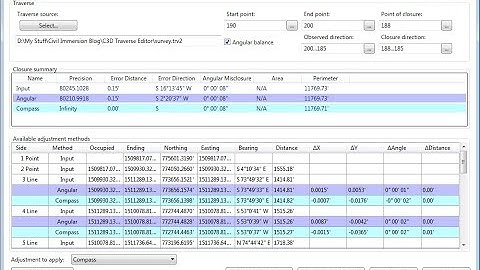 Finish Strong Friday:  Using Traverse Editor/Adjustment Tools on Connecting Traverse