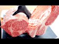 黒毛和牛のリブロースをツルツルに磨くだけの動画