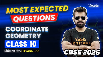 Coordinate Geometry | Most Expected Questions | Class 10 | CBSE 2026🔥Shimon Sir