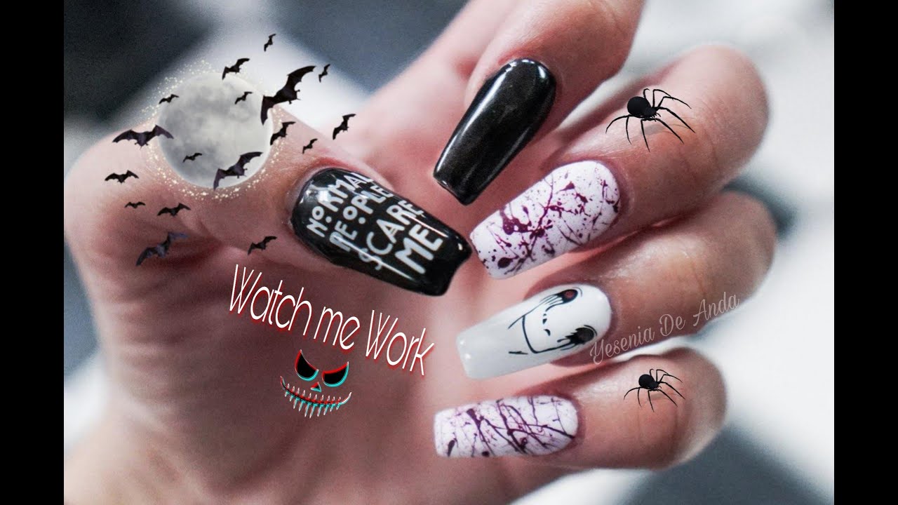 Halloween Nails , Watch Me Work