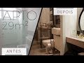 BANHEIRO com cara de LAVABO + PENTEADEIRA|Apto Pequeno