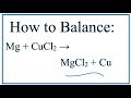 Balancing Chemical Equations Concepts