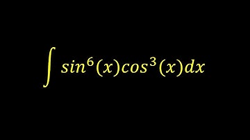 Integral of sin^6(x)*cos^3(x) - Integral example