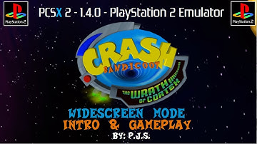 Crash Bandicoot The Wrath of Cortex PCSX 2 1.4.0 Widescreen Mode