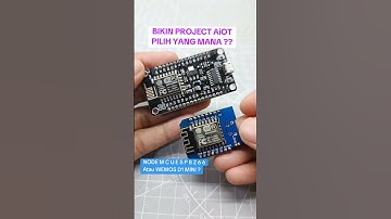 Bikin project IoT pakai nodemcu esp8266 atau WEMOS D1 mini ?? coment dong #nodemcu #wemos #arduino