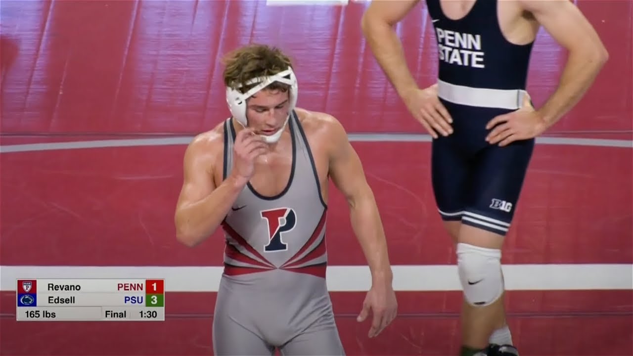165lbs Creighton Edsell (PSU) SV1 Lucas Revano (Penn) - YouTube