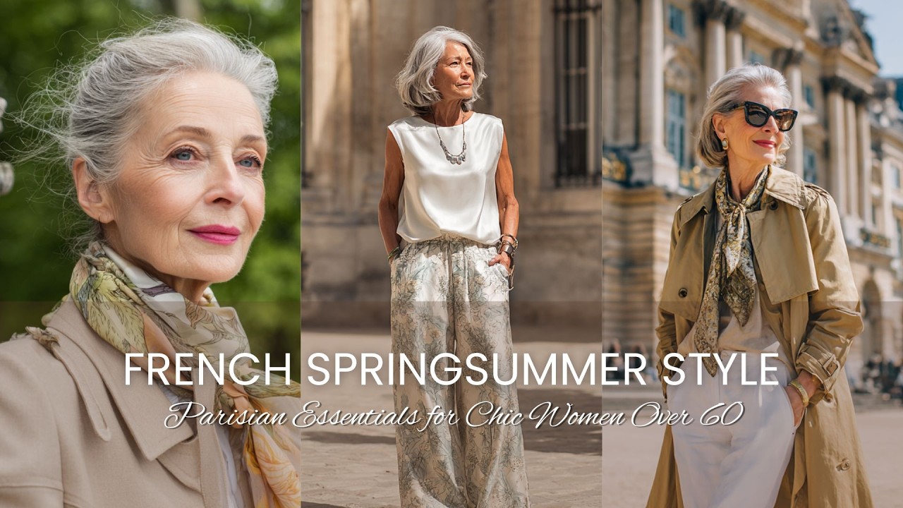 French Spring/Summer Style 👒 Parisian Essentials for Chic Women Over 60 🇫🇷💐