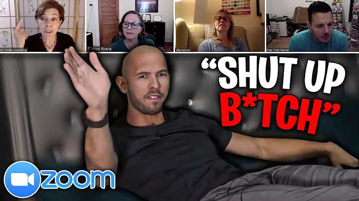 Andrew Tate Trolls FEMINST Classes On Zoom!