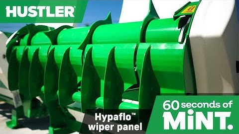 Hypaflo™ wiper panel | 60 Seconds of MiNT (Machinery innovation & New Technology)