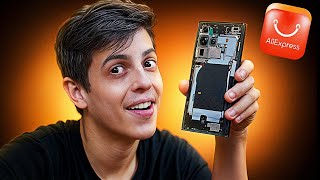 MONTEI UM CELULAR DO ZERO COM PEÇAS DO ALIEXPRESS