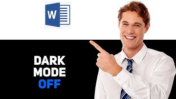 How to Turn Off Dark Mode on Word 2025