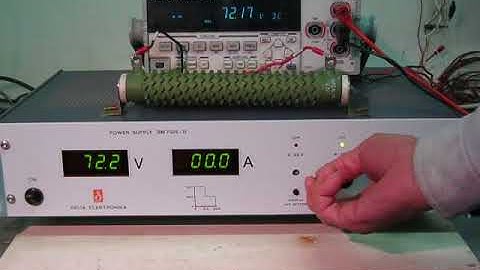 DELTA ELEKTRONIKA SM7020-D DC power supply　動作確認