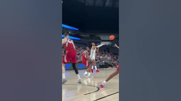 Brendan Wenzel drills the go-ahead 3-pointer that caps a 66-65 win for #TCU over Arkansas. #gofrogs