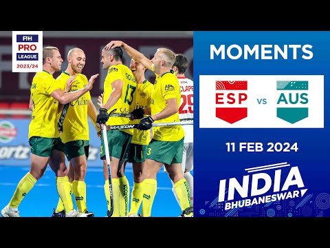 FIH Hockey Pro League 2023-24: Moments - Spain vs Australia (Men)