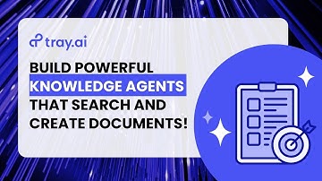 Build a knowledge agent in Tray with Merlin Agent Builder