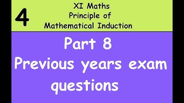 Kerala State 11th math - Principle of mathematical induction - Part 8 - Previous years exam question