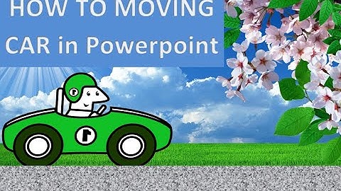 How to Moving Car Animation (Motion paths )Effects in PowerPoint || Car Motion In PowerPoint 2010