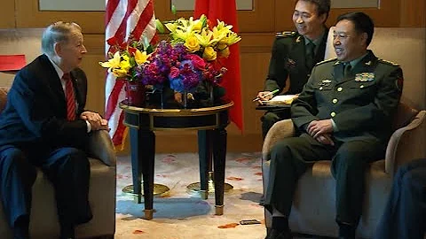 Senior Chinese Military Official Meets US WWII Veteran in Washington - DayDayNews