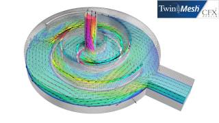 CFX Berlin-Video: CFD Simulation Scroll Compressor using TwinMesh and ANSYS CFX