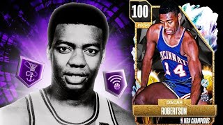 *FREE* 100 OVERALL OSCAR ROBERTSON IS AN ELITE ALL AROUND PG IN NBA 2K24 MyTEAM!!