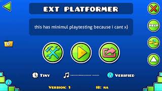 Geometry Dash 2.2 Platformer with camera triggers
