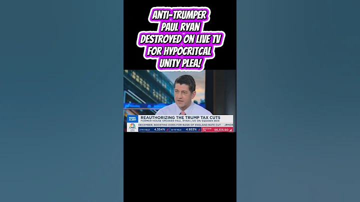 😡 Paul Ryan HUMILIATED on Live TV For Spineless Unity Plea After Election! #shorts