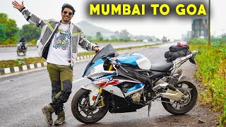 Finally BMW s1000rr Pe Long Ride | Mumbai to Goa  😍