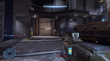 HALO INFINITE BOT BOOTCAMP ONE FLAG CTF ON LAUNCH SITE 1080P 60 FPS
