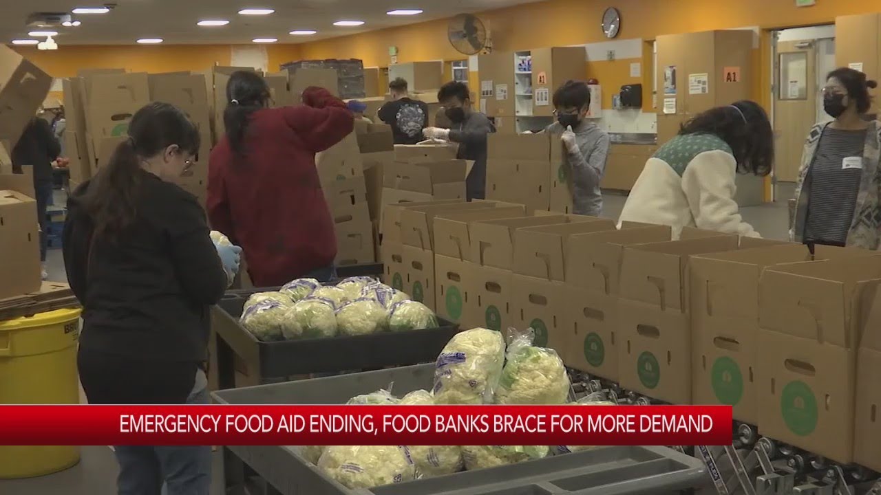 Food banks brace for more demand as Calfresh benefits expire - YouTube