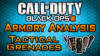 Black Ops 3 Armory Analysis  Episode 4 | Concussion/Flashbang/EMP/Shock Charge/ Smoke Screen