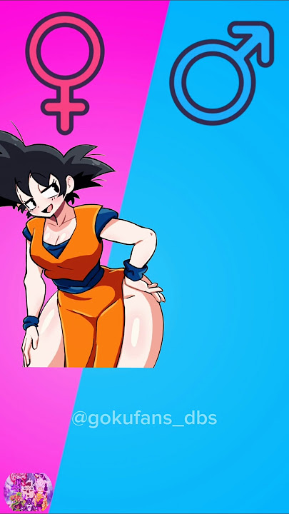 Dragon ball Character in Gender Bender Swap #shorts #goku #dbs #dragonball
