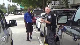 Giving them the boot, license plate reader on parking enforcement.