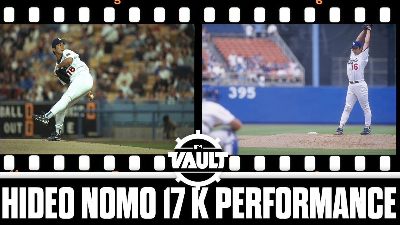 Hideo Nomo's SEVENTEEN Strikeout MASTERPIECE! Nomo dazzles the