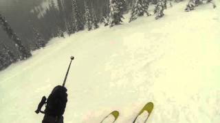 Skiing Whitefish - Hellroaring