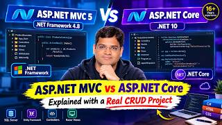 ASP.NET MVC vs ASP.NET Core – Build the Same App in Both! | Explained with a Real CRUD Project Update