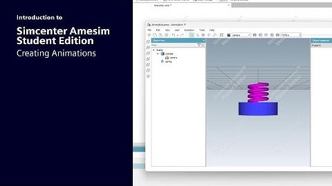 Simcenter Amesim Student Edition | How to create animations #SimcenterStudentEdition