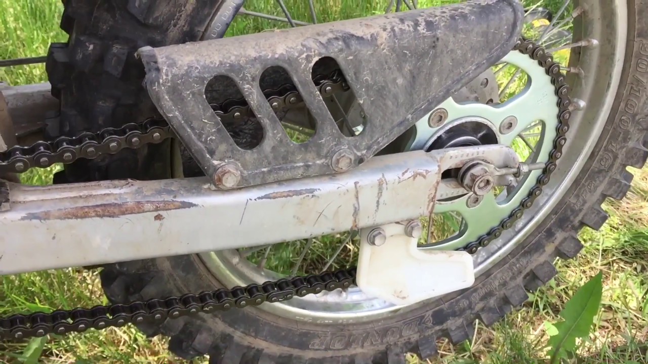 XR100 Chain and Sprocket replacement YouTube
