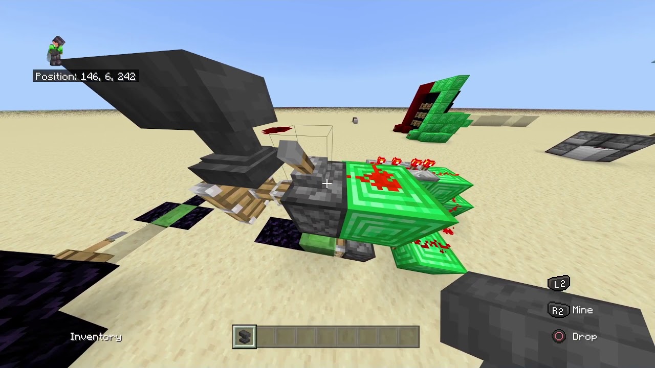 Minecraft how to make a falling block launcher YouTube