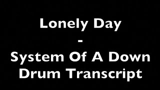Download Lagu Lonely Day  - System Of A Down - Drum Transcript - DIFFICULTY 2/5 ⭐️ MP3 Download Lagu Lonely Day  - System Of A Down - Drum Transcript - DIFFICULTY 2/5 ⭐️ MP3