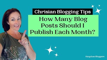 Blog Post Frequency | How Many Blog Posts Per Week to Be Successful