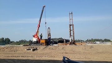 Quá Trình ÉP CỌC NEO HÀNG RÀO Từ Lúc Nhổ Neo Đến Khoan Hạ Neo | XD&CS