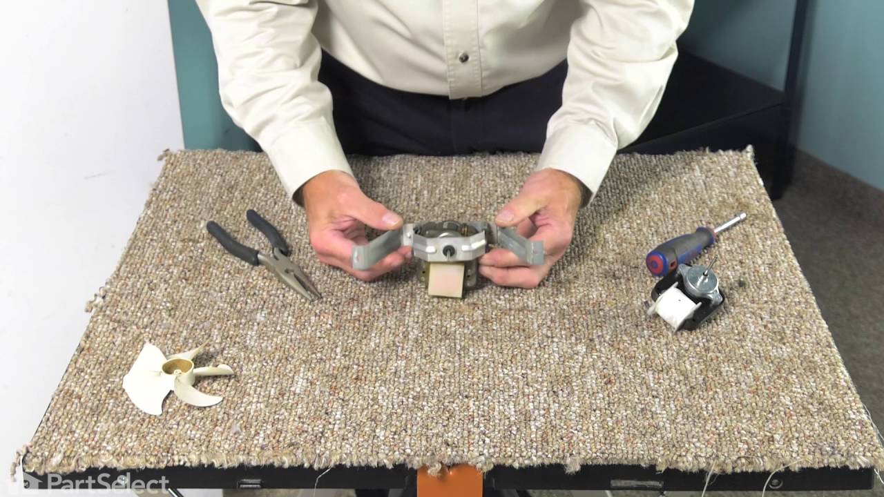 Refrigerator Repair Replacing the Evaporator Fan Motor(Whirlpool Part