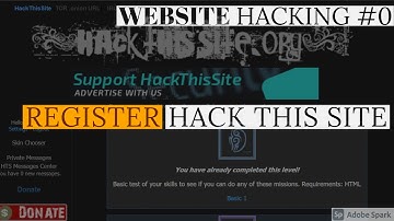 HOW TO REGISTER ON HACK THIS SITE || HACKTHISSITE MISSIONS || Techno Ayan ||