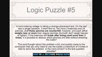 Logic Puzzle #5 WLP
