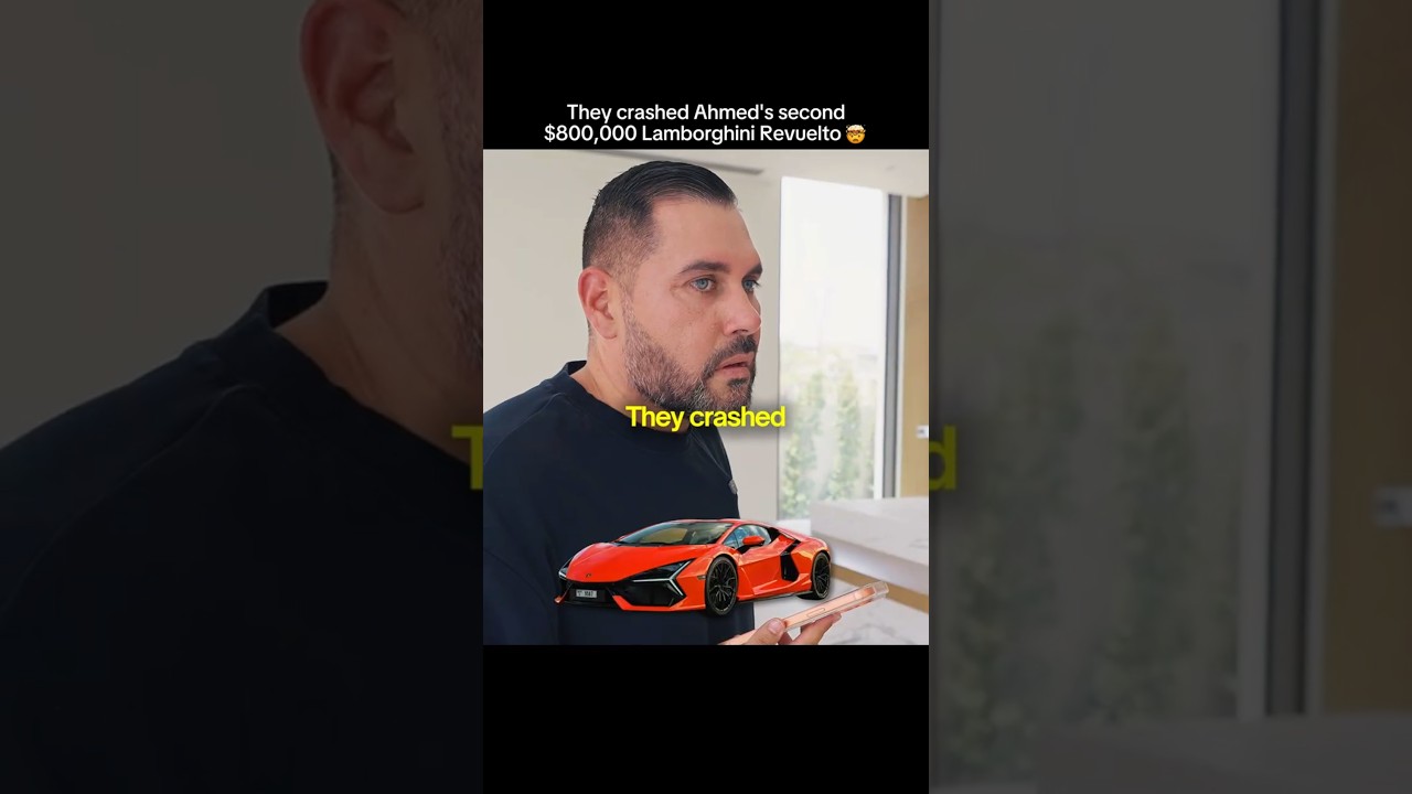 AHMED'S SECOND $800,000 LAMBORGHINI REVUELTO GOT CRASHED😱💥