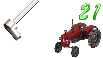 21- SolidWorks |Tractor|: Front axle exapnd