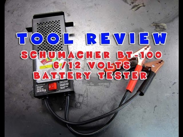 Schumacher Batterietester und Voltmeter, 100 A : : Auto