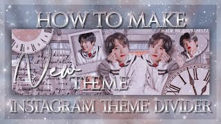 How To Make Instagram Theme Divider | Easy and Simple tutorial
