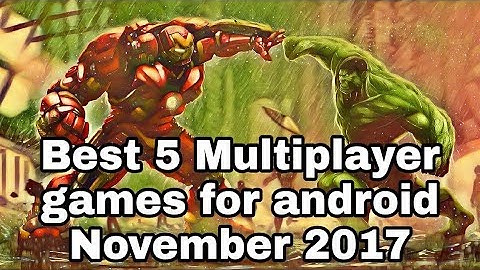Top 5 New Local multiplayer games for Android/iOS (Wi-Fi/Bluetooth)